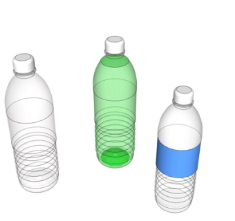 现代矿泉水su模型