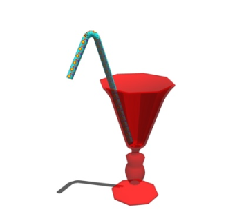 现代汽水饮料su模型