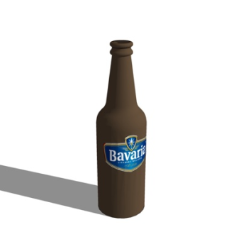 现代宝华利啤酒su模型