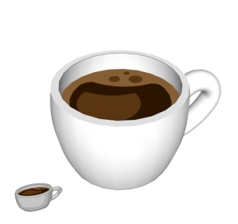 现代咖啡饮料su模型