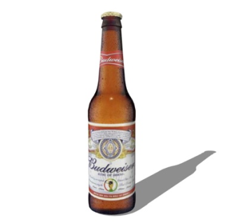 现代啤酒酒水su模型