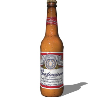 现代啤酒酒水su模型