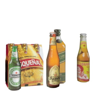 现代啤酒酒水组合su模型