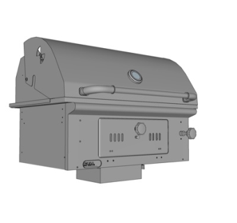 现代烧烤炉su模型
