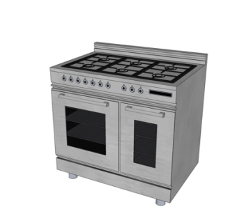 现代集成灶su模型