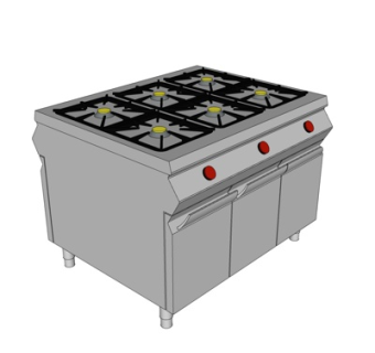 现代集成灶su模型