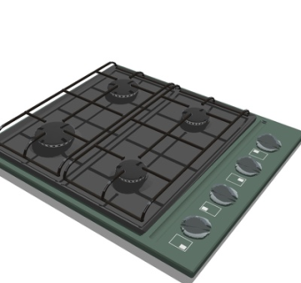 现代煤气灶su模型