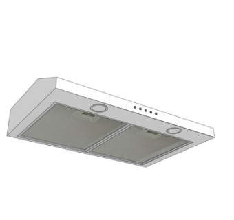 现代油烟机su模型