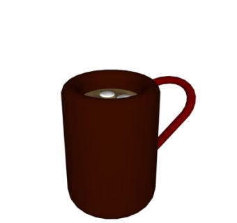 现代电热水壶su模型