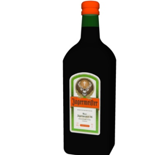 现代野格圣鹿利口酒su模型