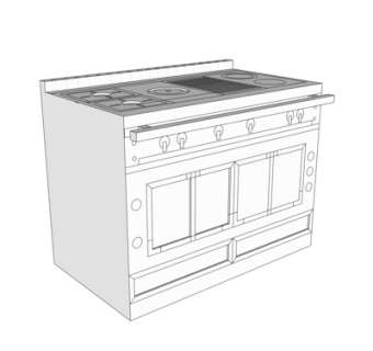 现代集成灶su模型