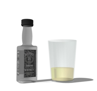 现代果汁饮料su模型