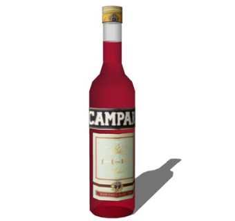 现代啤酒酒水su模型