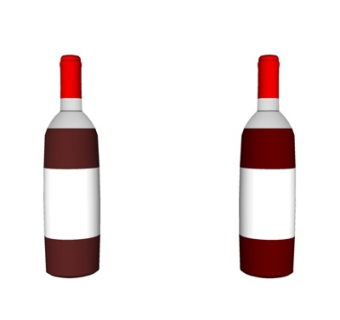 现代酒水酒瓶su模型