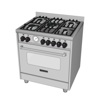 现代集成灶su模型