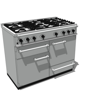 现代集成灶su模型