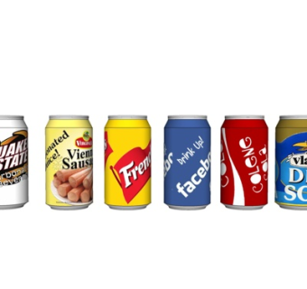 现代汽水饮料组合su模型