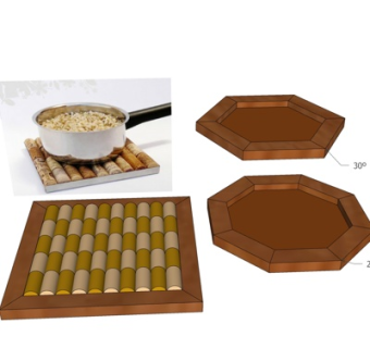 现代平底锅盘子su模型