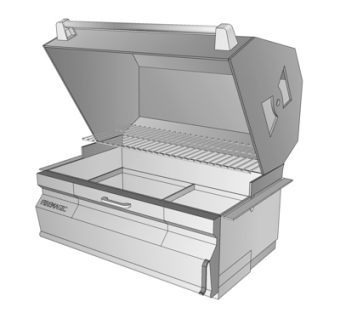 现代烧烤炉su模型