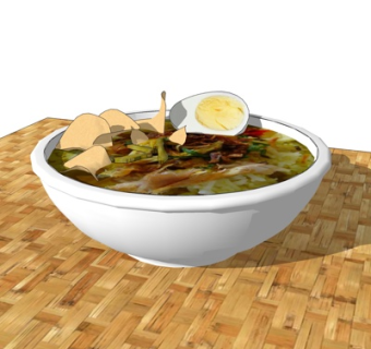 现代面条su模型