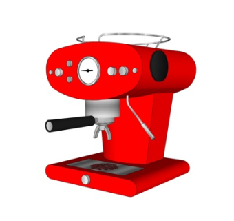 现代咖啡机su模型