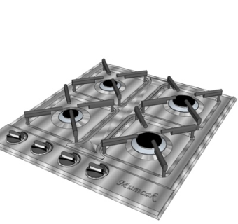 现代煤气灶su模型