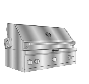 现代电烤架su模型