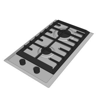 现代煤气灶su模型