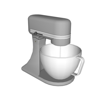 现代咖啡机su模型