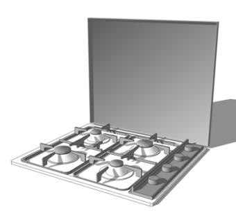 现代煤气灶su模型