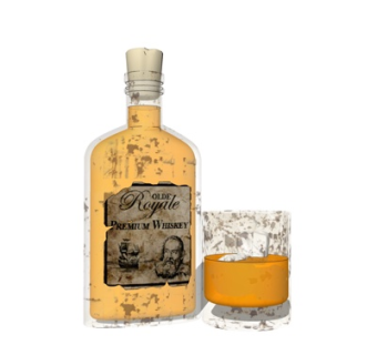 现代洋酒酒水su模型