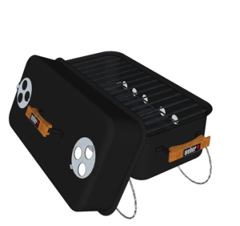 现代烤架su模型