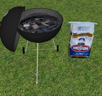 现代烤架su模型