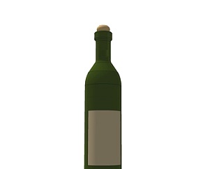 现代<em>红</em>葡萄酒su模型