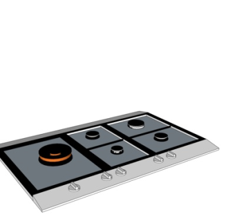 现代煤气灶su模型