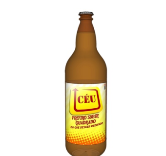 现代啤酒酒水su模型