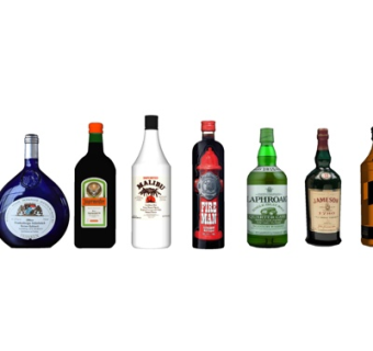 现代啤酒洋酒su模型