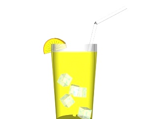 现代柠檬水su模型
