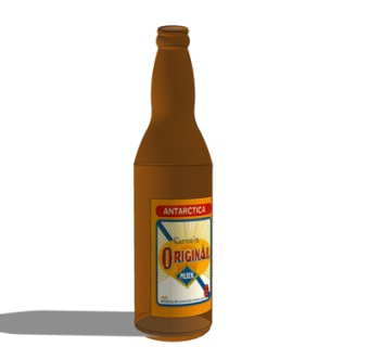 现代啤酒酒水su模型