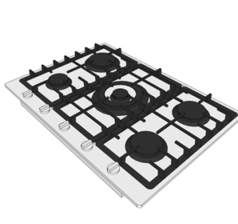 现代煤气灶su模型