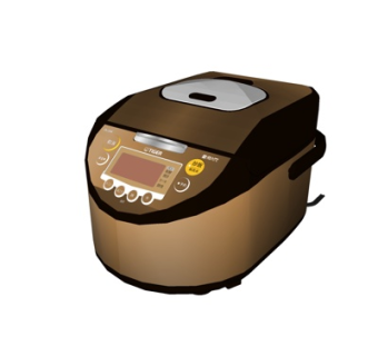 现代电饭锅su模型