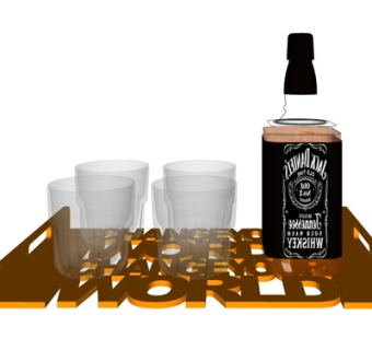 现代杰克丹尼威士忌su模型