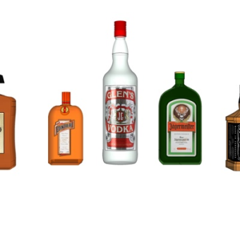 现代杰克丹尼威士忌su模型