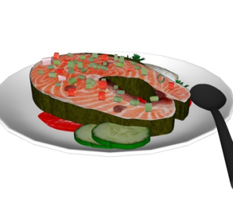 现代鱼生su模型