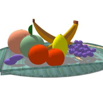 现代水果su模型