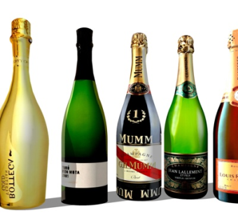 现代法国玛姆红带香槟su模型