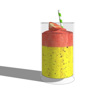 现代果汁su模型