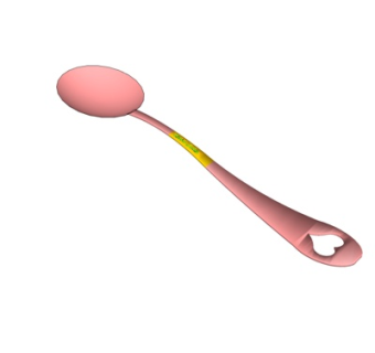 现代餐具su模型