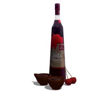 现代葡萄牙ginja酒su模型