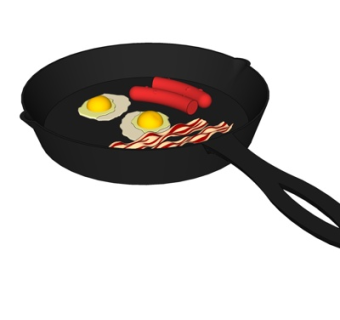 现代煎锅su模型